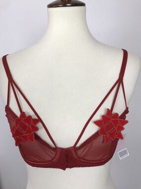 Fenty X Savage Bra Lingerie Sheer Floral Coquette Romantic Goth Boudoir